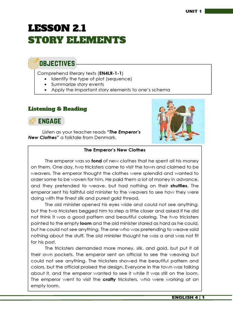 English 4 Lesson 2 | PDF