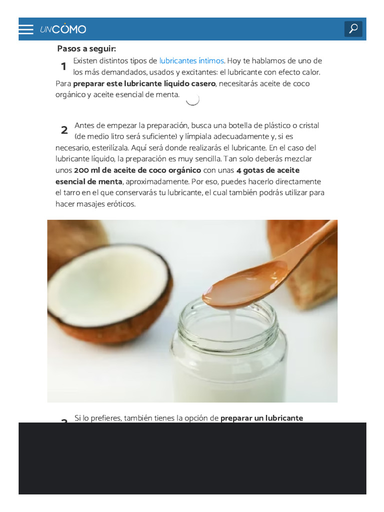 como producir lubricante natural Lubricante casero natural main image 0