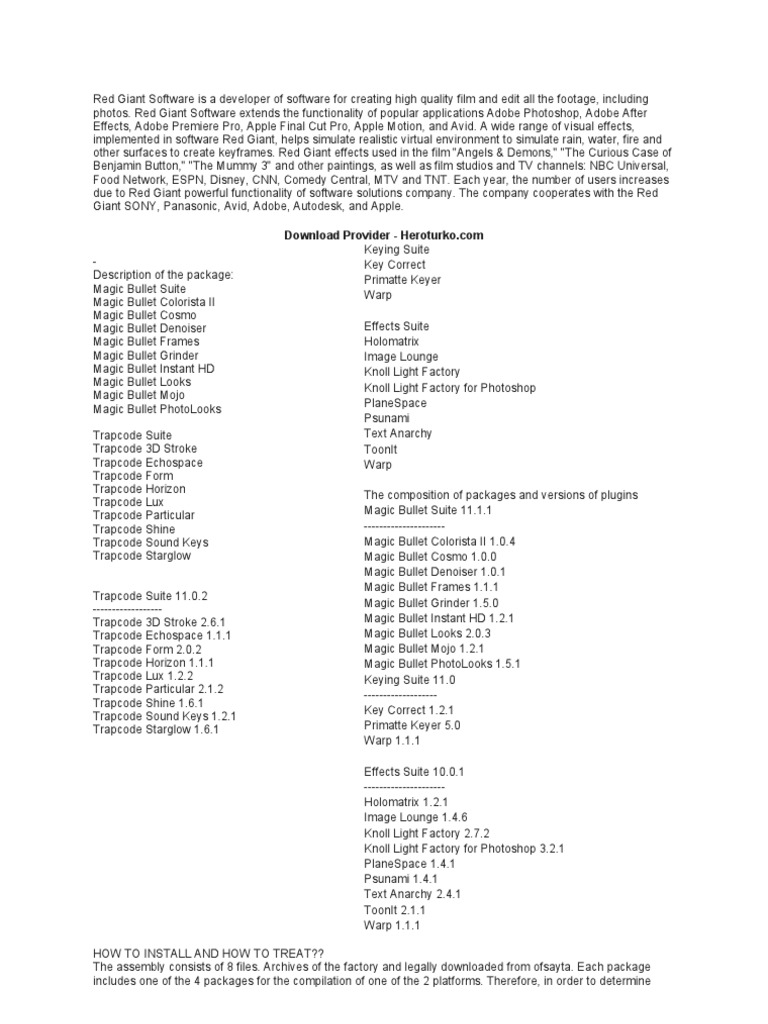 Red Giant Software Adobe Photoshop Windows Registry