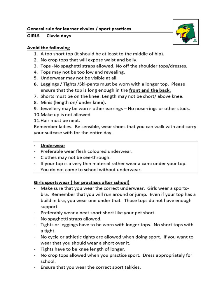 Algemene Reëls Vir Civvies Pdf