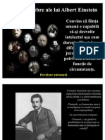 Fraze Celebre Ale Lui Albert Einstein