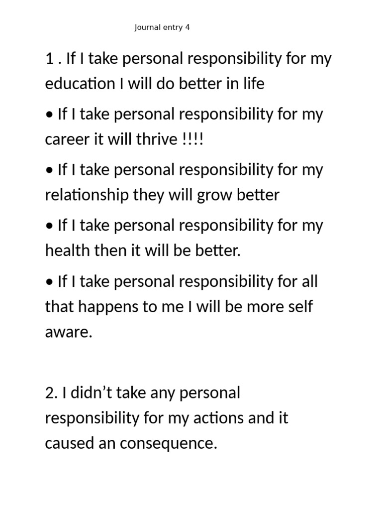 Journal Entry 4 | PDF
