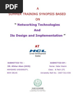 Download Synopsis Network by Saba Wasim SN76924356 doc pdf