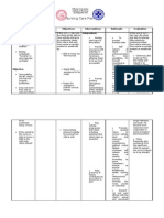 Nursing Care Plan: Cues and Evidences Nursing Diagnosis Objectives Interventions Rationale Evaluation