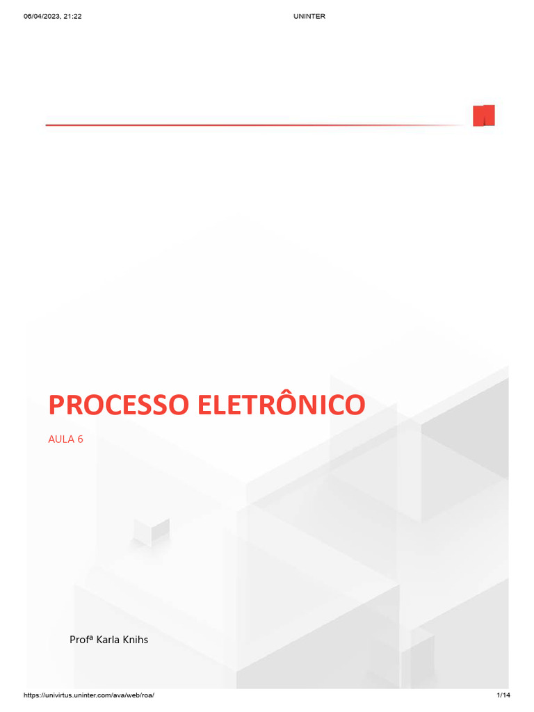 Aula 6 | PDF