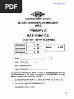 PSLE Standard Maths 2024 Paper 1 | PDF