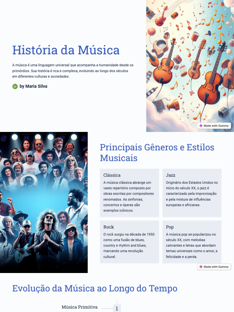 Historia Da Musica | PDF