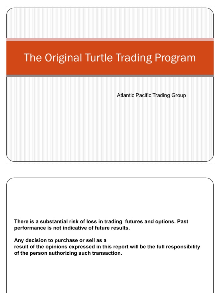 The Original Turtle Trading Rules Pdf – XFCWK
