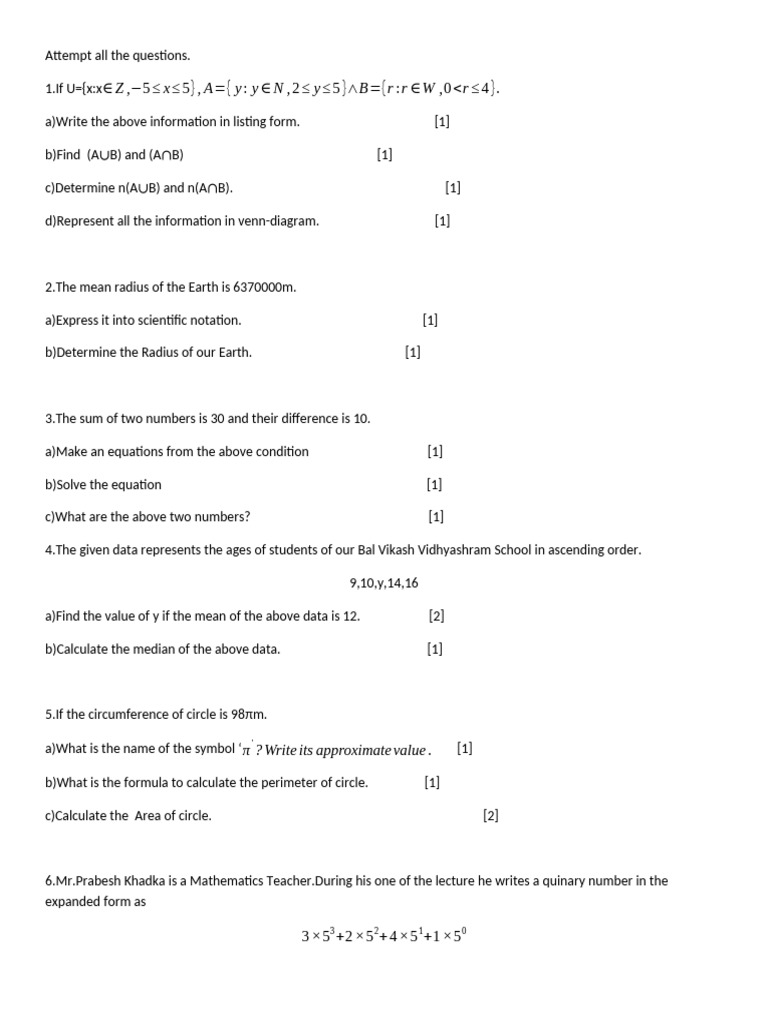 Math Problems and Solutions Guide | PDF