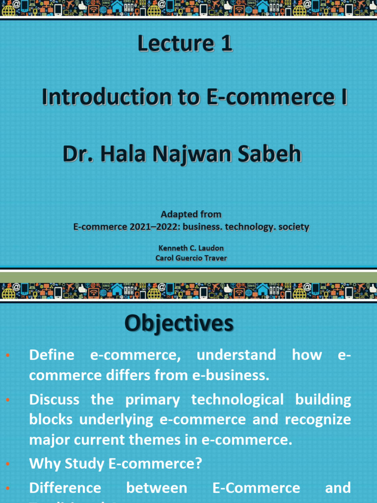 E Commerce E Business Lec1 2022 | PDF