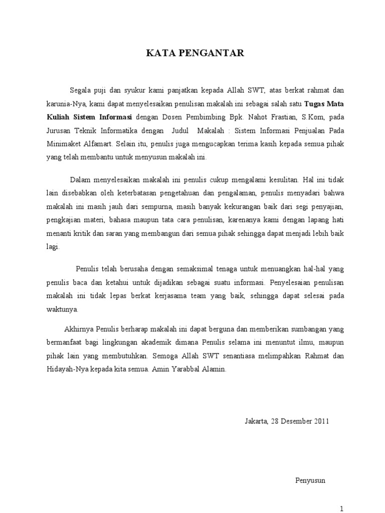 Makalah Sistem Informasi