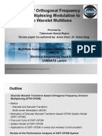 Evolution of Orthogonal Frequency Division Multiplexing Modulation To Discrete Wavelet Multitone