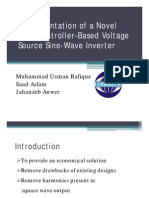 Implementation of A Novel Microcontroller Based Voltage Microcontroller-Based Voltage Source Sine-Wave Inverter