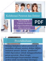 Kolaborasi Perawat Dan Dokter KELOMPOK 8