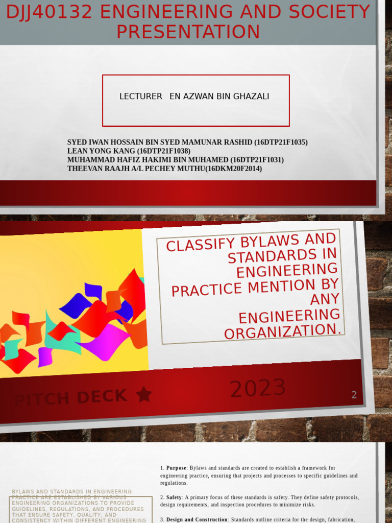 Engineering Society Slide Pdf