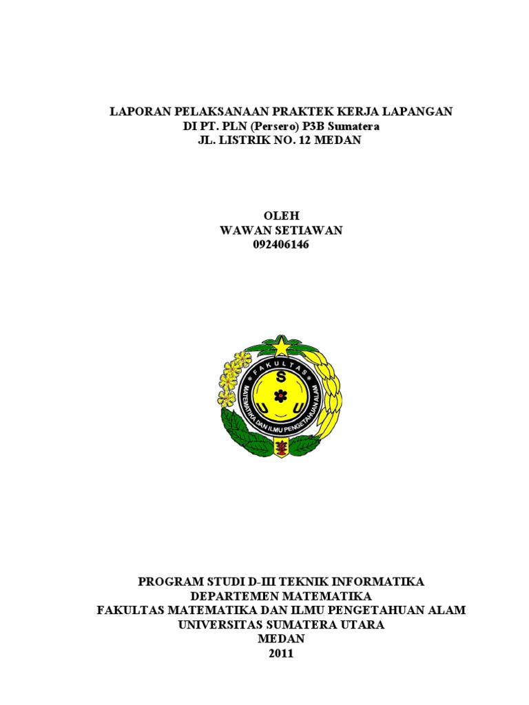 Laporan Pkl Pln Wawan