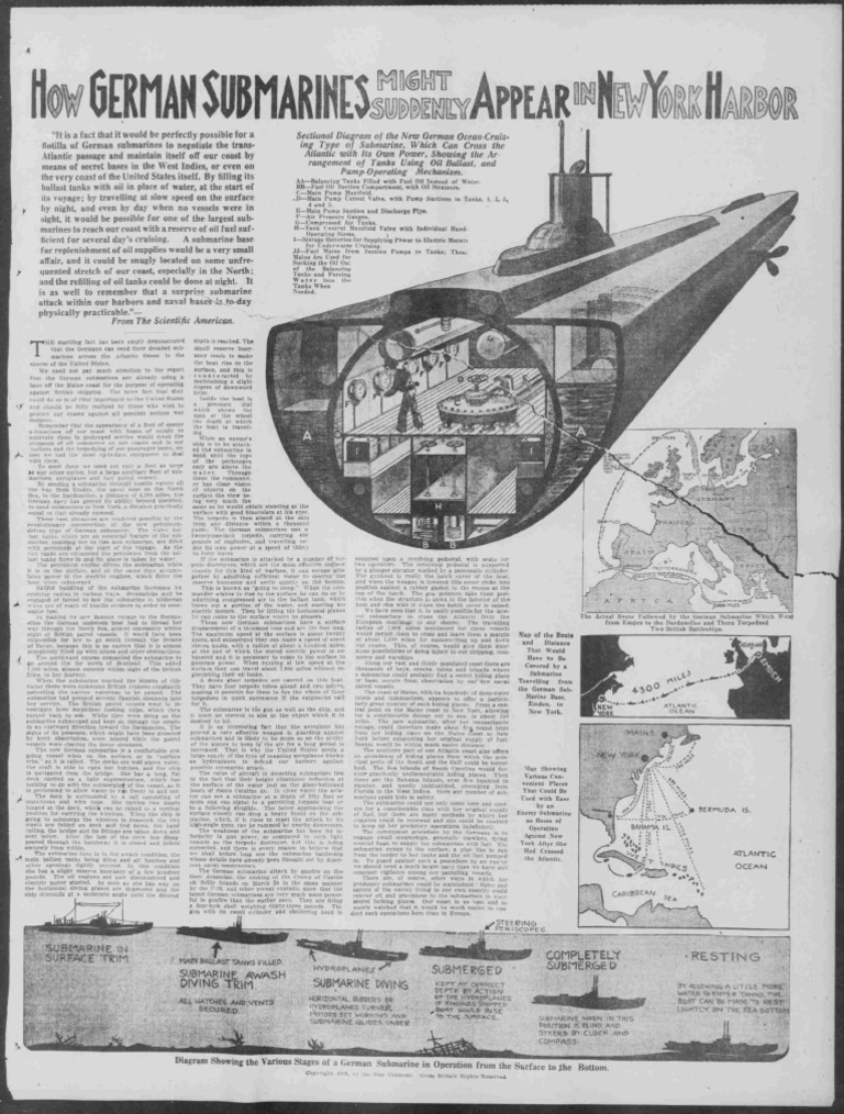 German U-Boat History (1916) | PDF | Submarines | U Boats