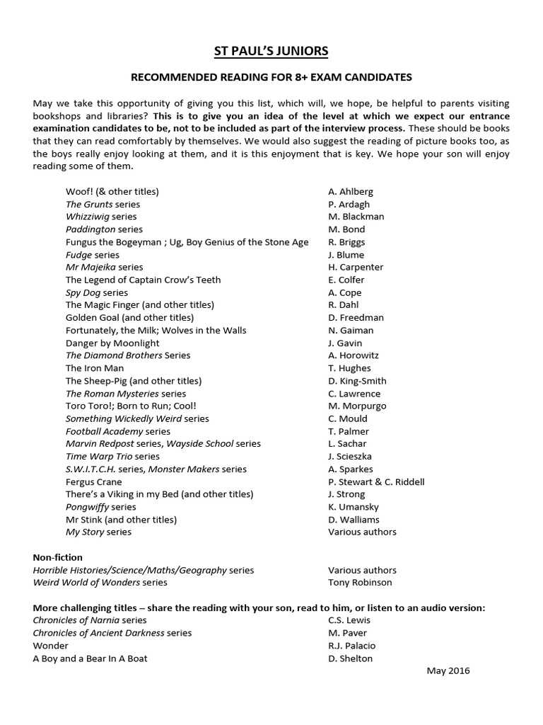 st-pauls-school-8-english-reading-list-pdf