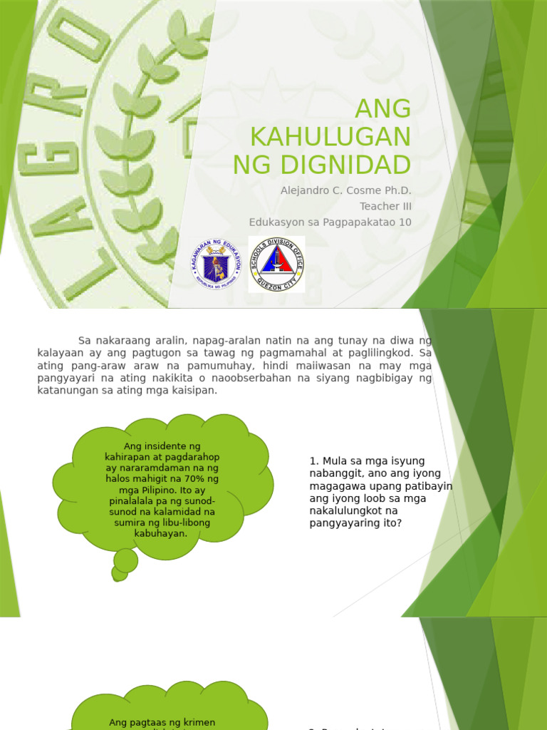 ESP Dignidad | PDF