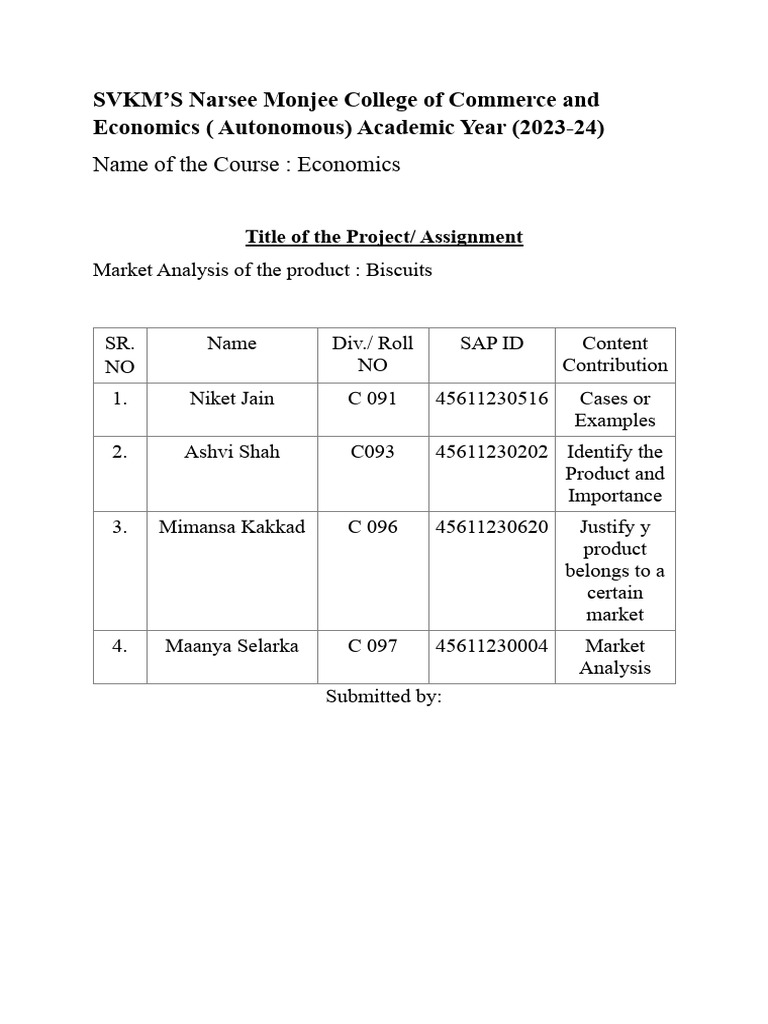 ECO SEM 2 Assignment | PDF