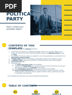 Political Party Campaign XL by Slidesgo