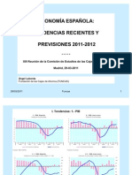 Funcas. Economía Española. Previsiones 2011 - 2012 (Comisión Estudios 29.03.11)