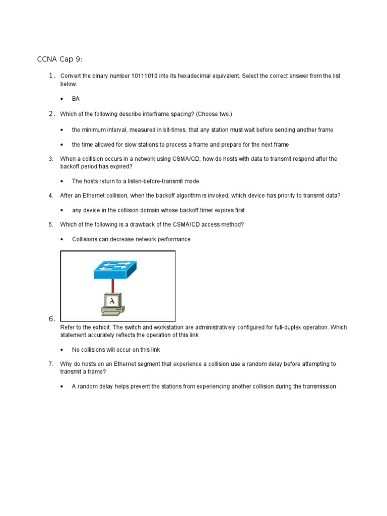 CCNA Cap 9 | PDF | Network Packet | Computer Network