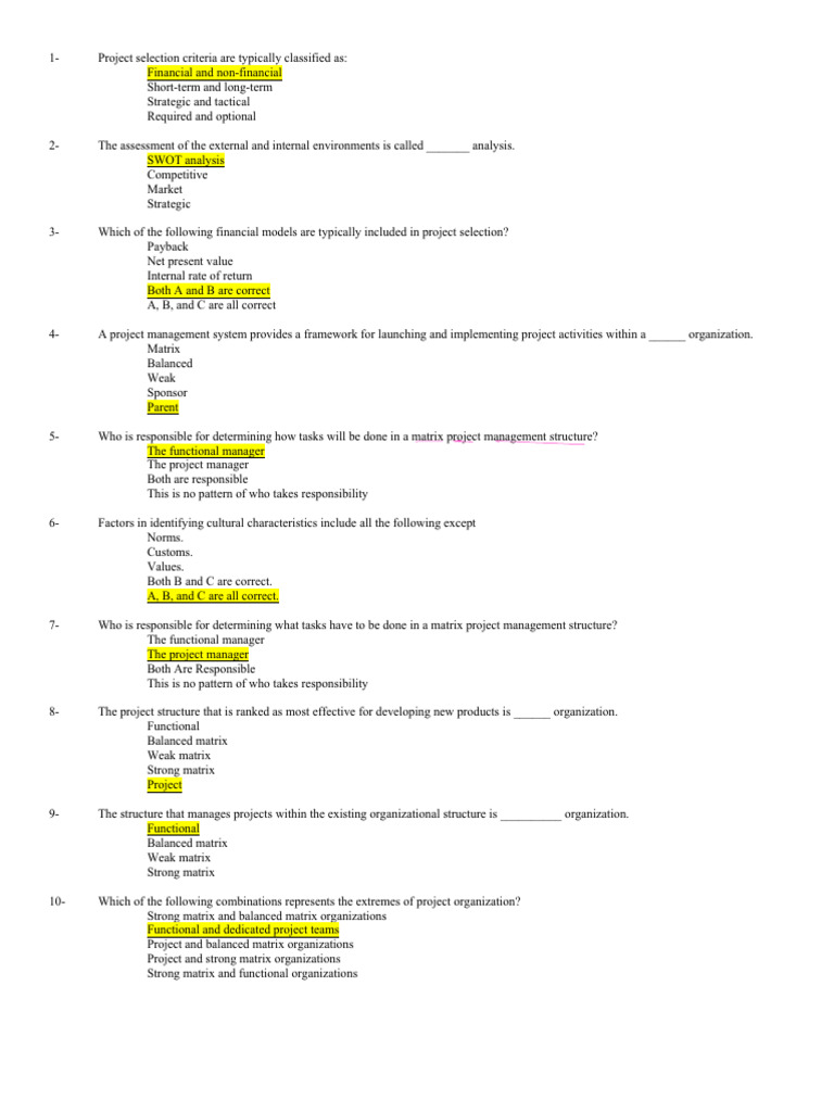 PM Questions | PDF