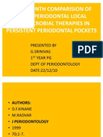 A Six-month ion of Three Periodontal Local Antimicrobial