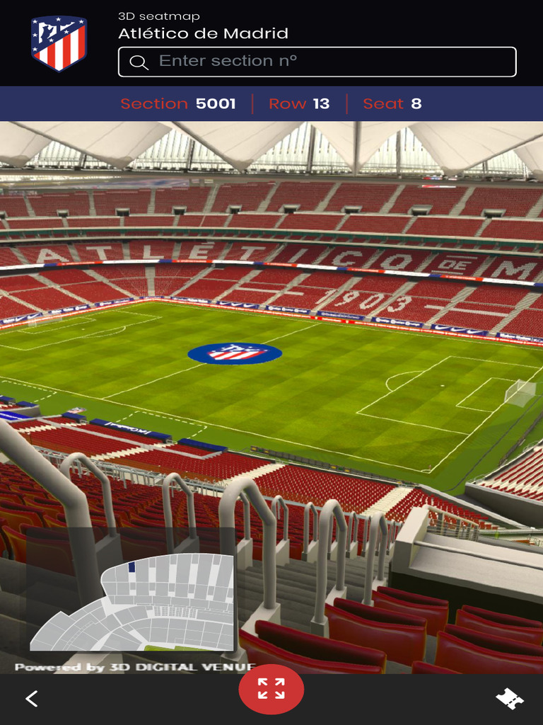 Atlético de Madrid 3D Seatmap | PDF