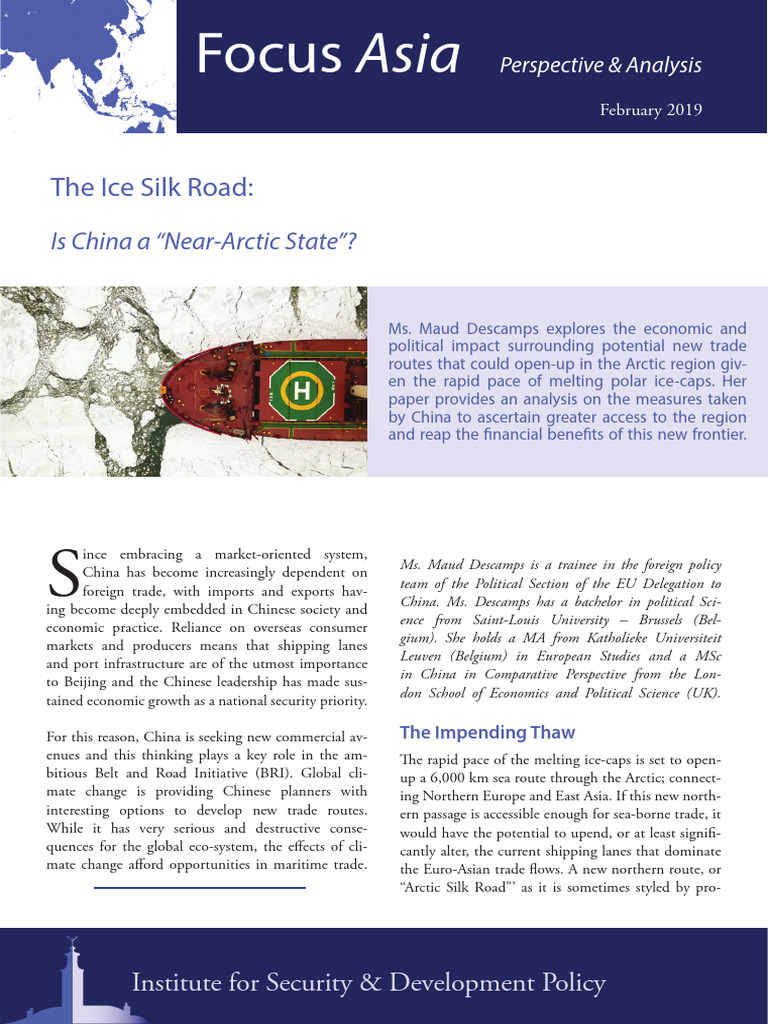 China's Arctic Silk Road Ambitions | PDF