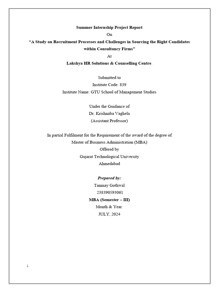 SIP Final | PDF