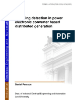 5232 Islanding Detection in Power Electronic Converter Based Distributed Generation