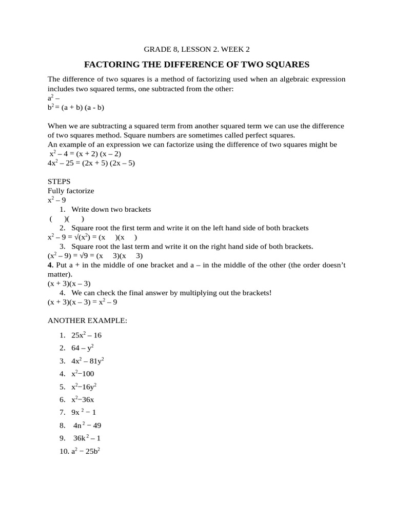 Grade 8 Week 2 | PDF