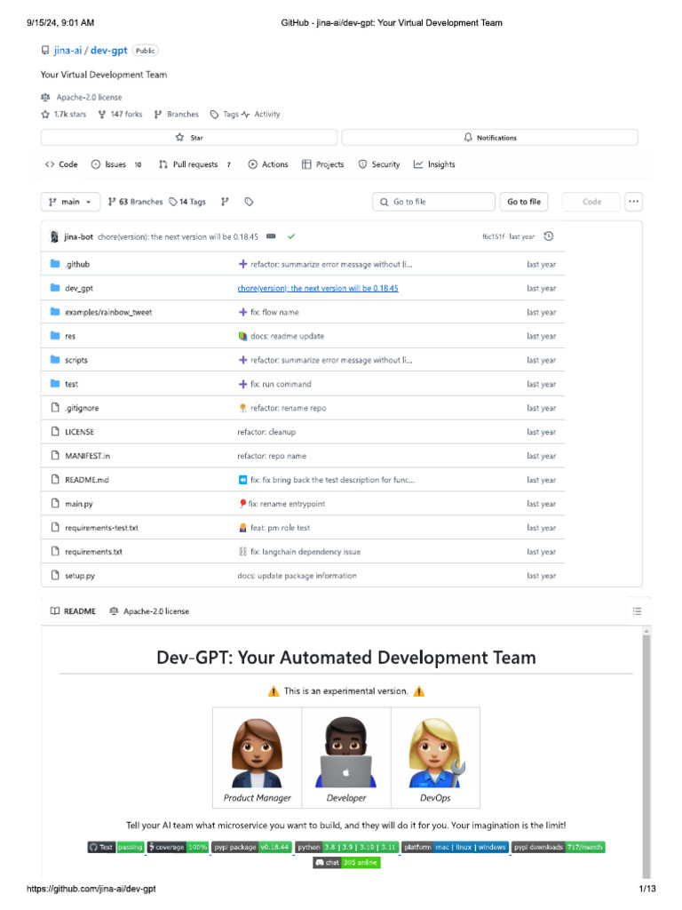 Dev GPT | PDF