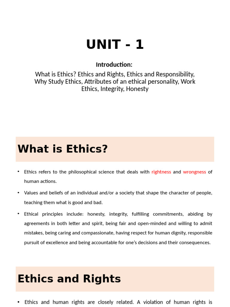 E&E Unit 1 Introduction | PDF
