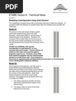 ETABS TN - Modelling Lintels Using Shell Element