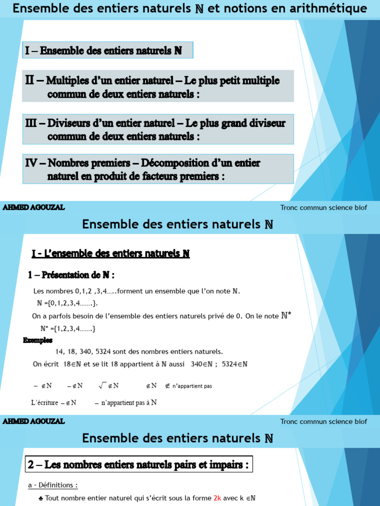 Arithmetique Dans in Cours 4 Part 1 | PDF