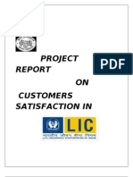 Customer Satisfaction in LIC