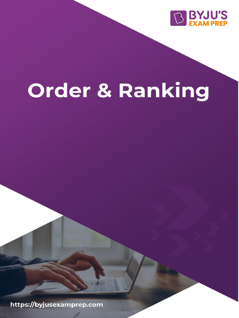 Order Ranking 2 19 | PDF