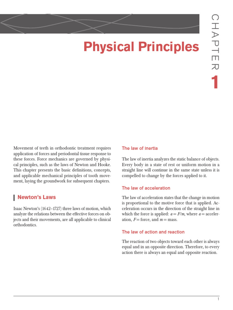 Physical Principles: Newton's Laws | PDF