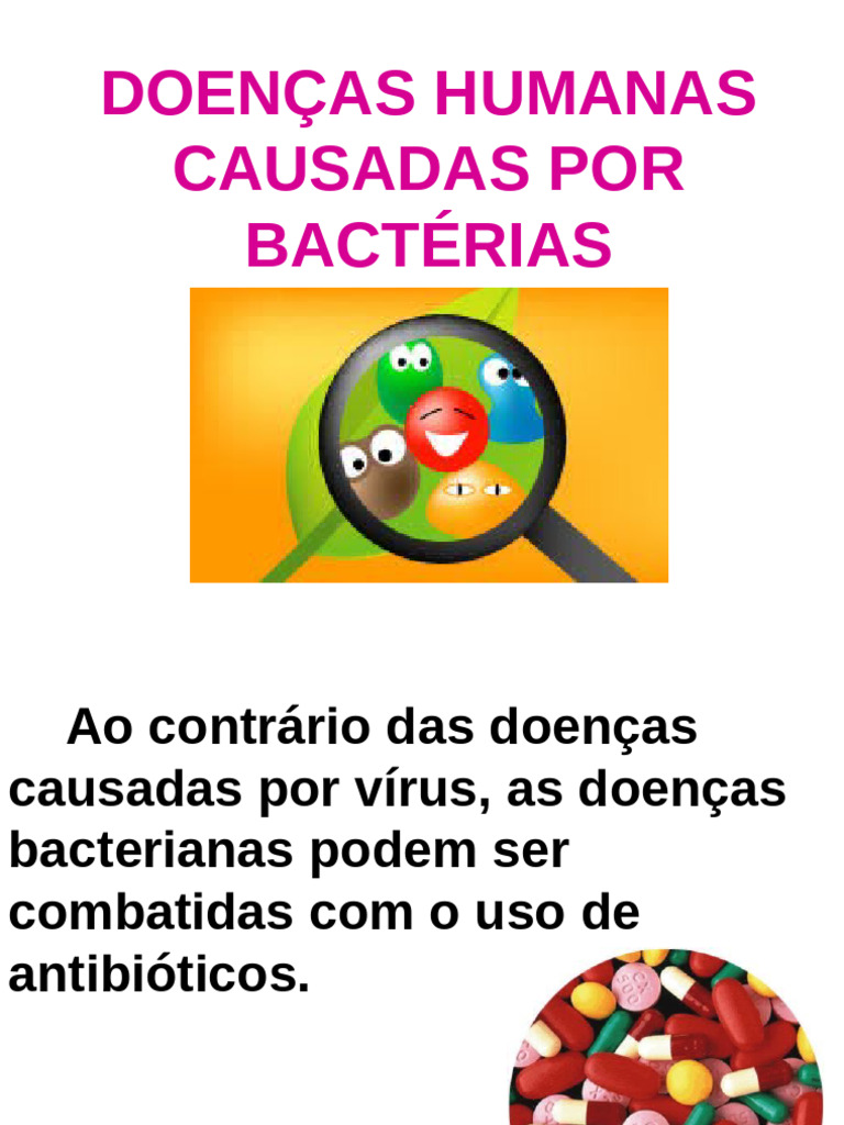 Doenças Causadas Por Bacterias | PDF | Cólera | Bactérias