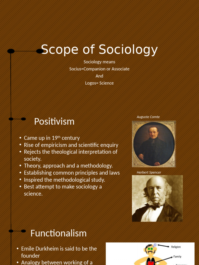 Scope of Sociology | PDF