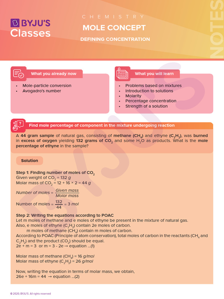 10) Defining Concentration | PDF