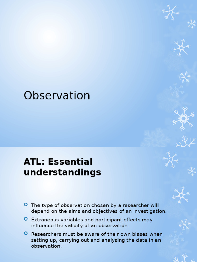 10 Observations | PDF