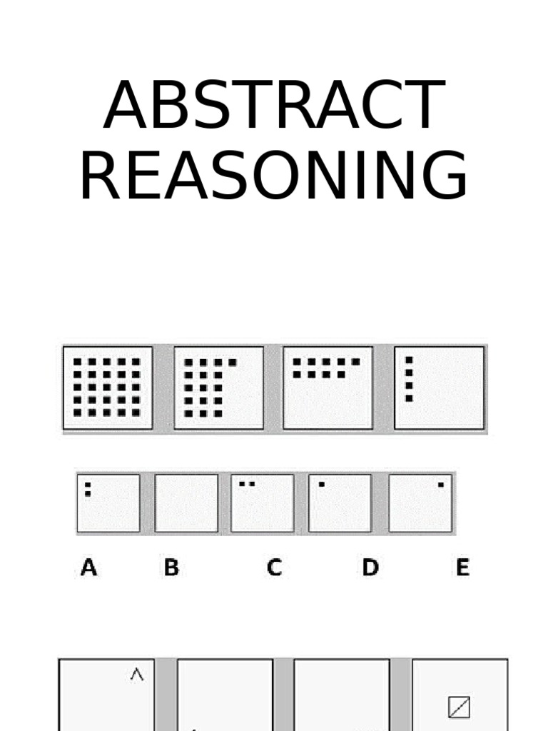 Abstract Reasoning | PDF