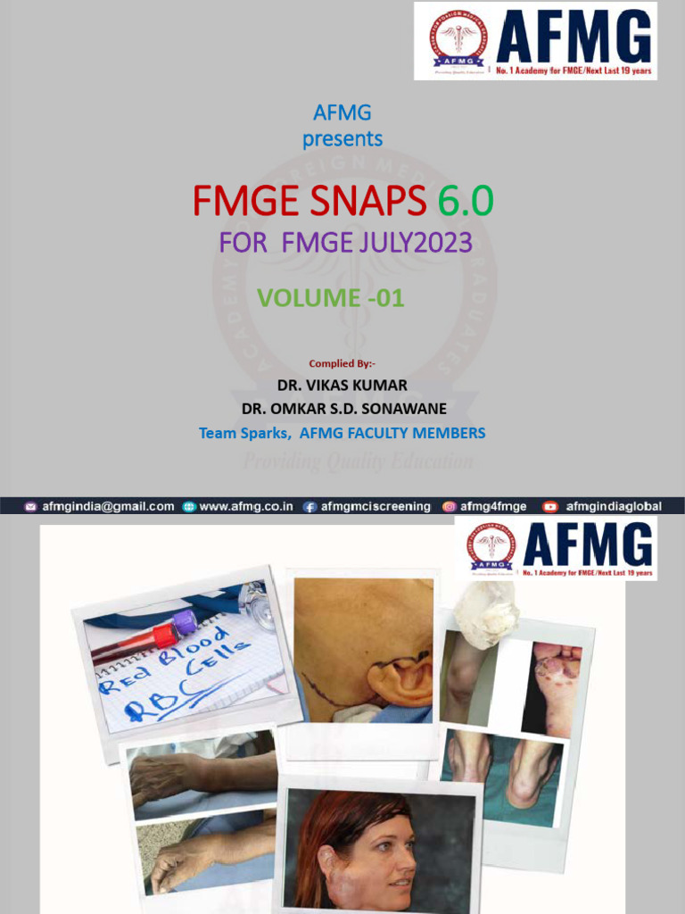 Afmg Fmge Snaps-1 July2023 | PDF