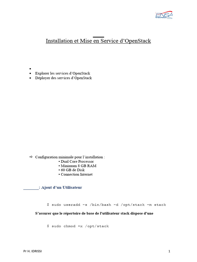 TP OpenStack | PDF