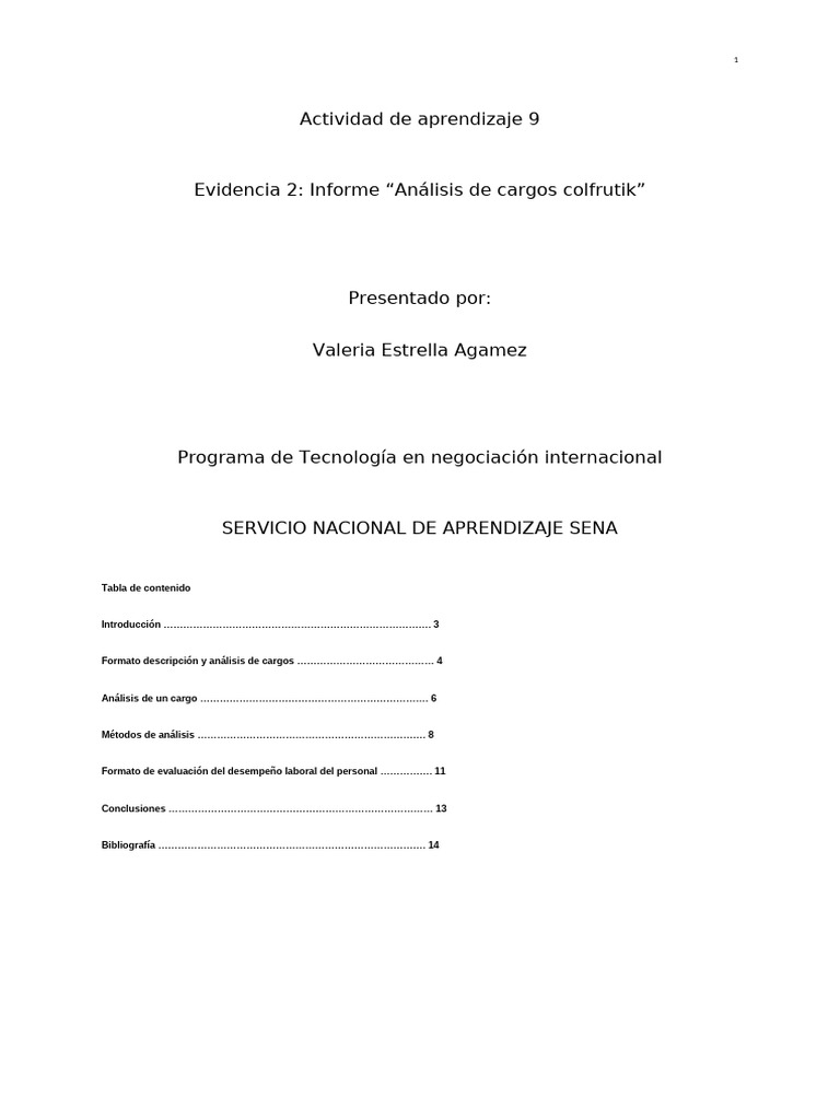 Aa9 Ev2 | PDF | Cuestionario | Negocios