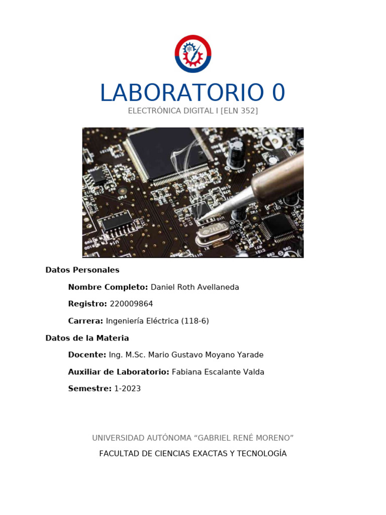 Laboratorio 0 Fuente de Tension Regulada | PDF | Diodo emisor de luz ...